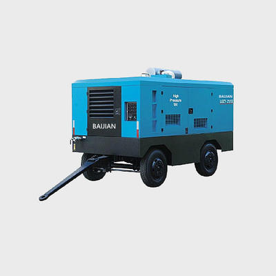 Baijian Mobile Motor Screw Air Compressor, high air pressure